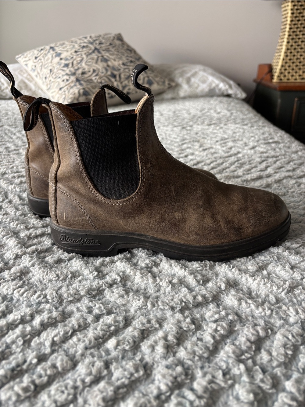 Blundstone unisex Brown Chelsea Boots - Slip-On Leather Boot